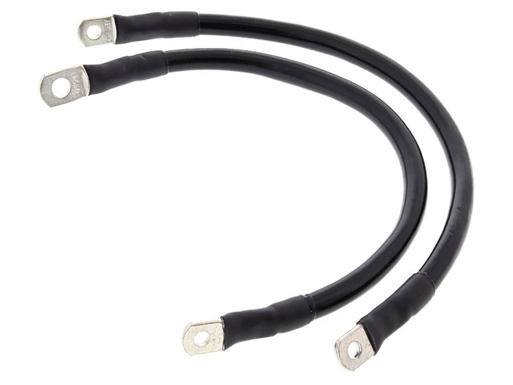 Battery Cable Kit - Black. Fits Sportster 2004-2009