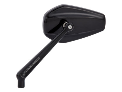 Mini Stocker Forged Mirror - Black. Fits Left.
