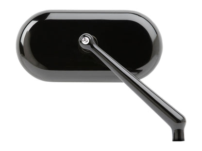 Forged Oval Mirror - Black. Fits Right.