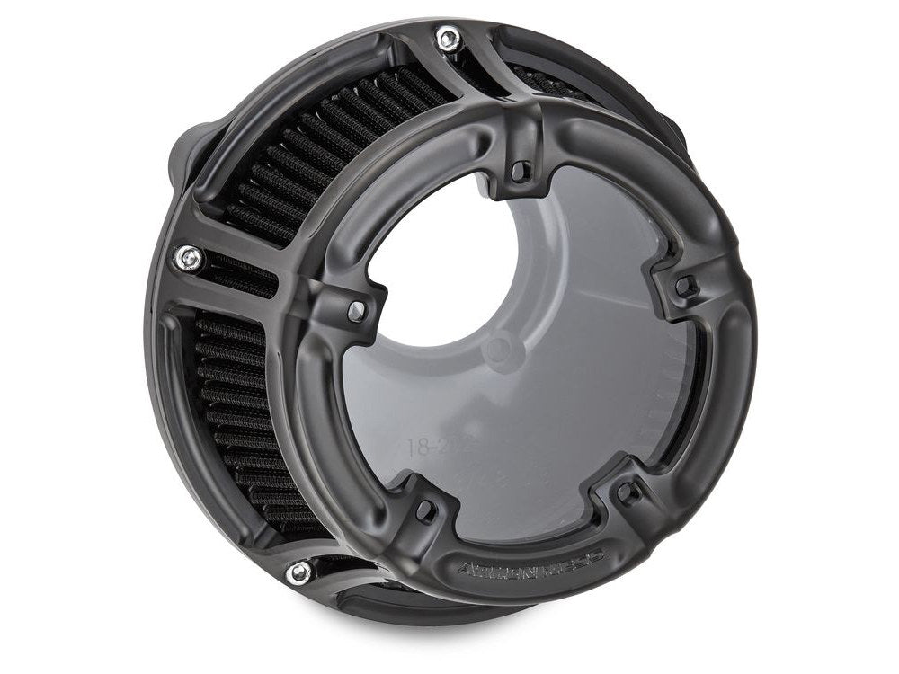 Method Air Cleaner Kit Black. Fits Softail 2000-2015, Dyna 1999-2017, Touring 1999-2007 with CV Carb or Cable Operated Delphi EFI