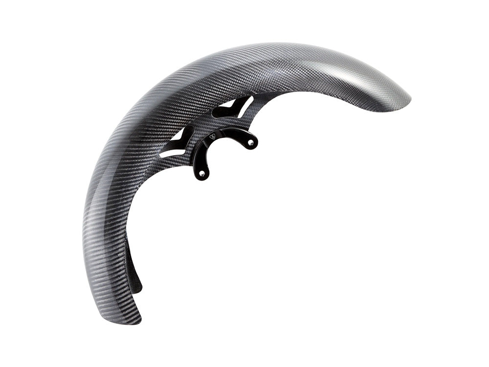 Carbon Wrapper Front Fender. Fits CVO Touring 2023up, Street Glide & Road Glide 2024up & Touring 2025up with 19in. Front Wheel