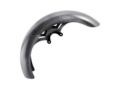 Carbon Wrapper Front Fender. Fits CVO Touring 2023up, Street Glide & Road Glide 2024up & Touring 2025up with 19in. Front Wheel