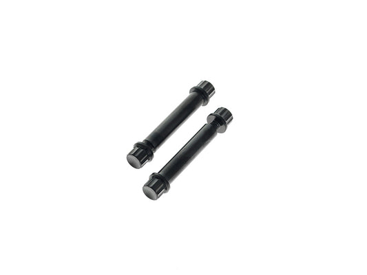 Titanium 12-Point Footpeg Mounting Hardware - Black. Fits Softail 2018up & Sportster S 2021up
