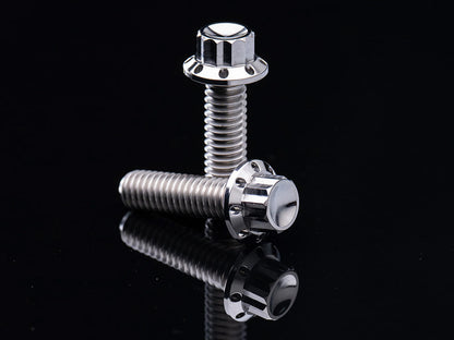 Titanium 12-Point Transmission Top Cover Bolt Kit or Clutch & Brake Perch Bolt Kit - Polished. Fits CVO Touring 2023up, Street Glide & Road Glide 2024up, Touring 2025up & Softail 2025up