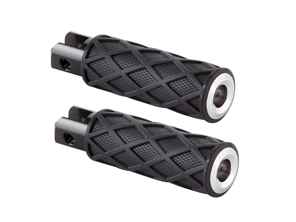 Diamond Footpegs - Chrome. Fits Softail 2018up Front Rider