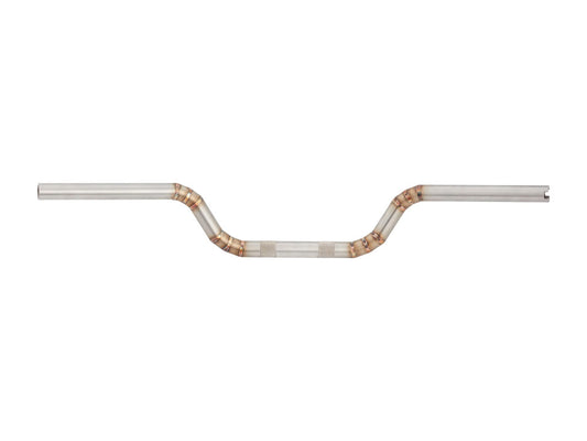 Welded Stainless MX Handlebar - Raw Stainless Steel