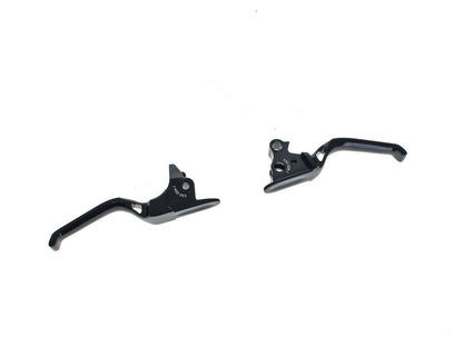 Method Levers - Black. Fits Softail 1996-2014, Dyna 1996-2017, Touring 1996-2007 & Sportster 1996-2003.