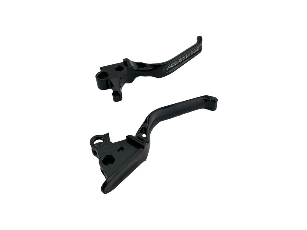 Method Levers - Black. Fits Softail 2018-2024