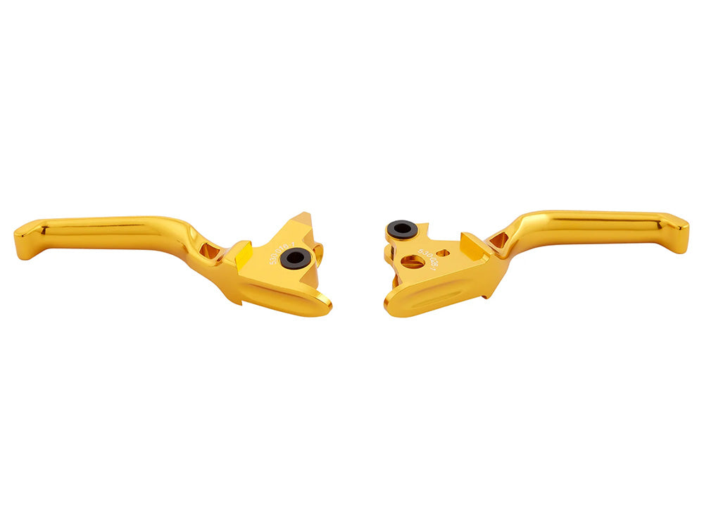 Method Levers - Black. Fits Softail 1996-2014, Dyna 1996-2017, Touring 1996-2007 & Sportster 1996-2003.