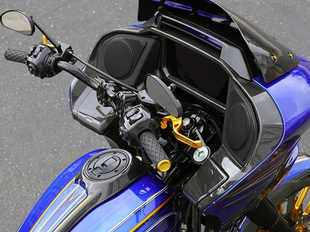 Method Levers - Gold. Fits CVO Touring 2023up, Street Glide & Road Glide 2024up, Touring 2025up