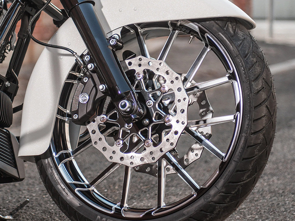 Fender Spacer Kit - Black. Fits Touring 2014-2023 with 21in. Wheel & OEM Fender