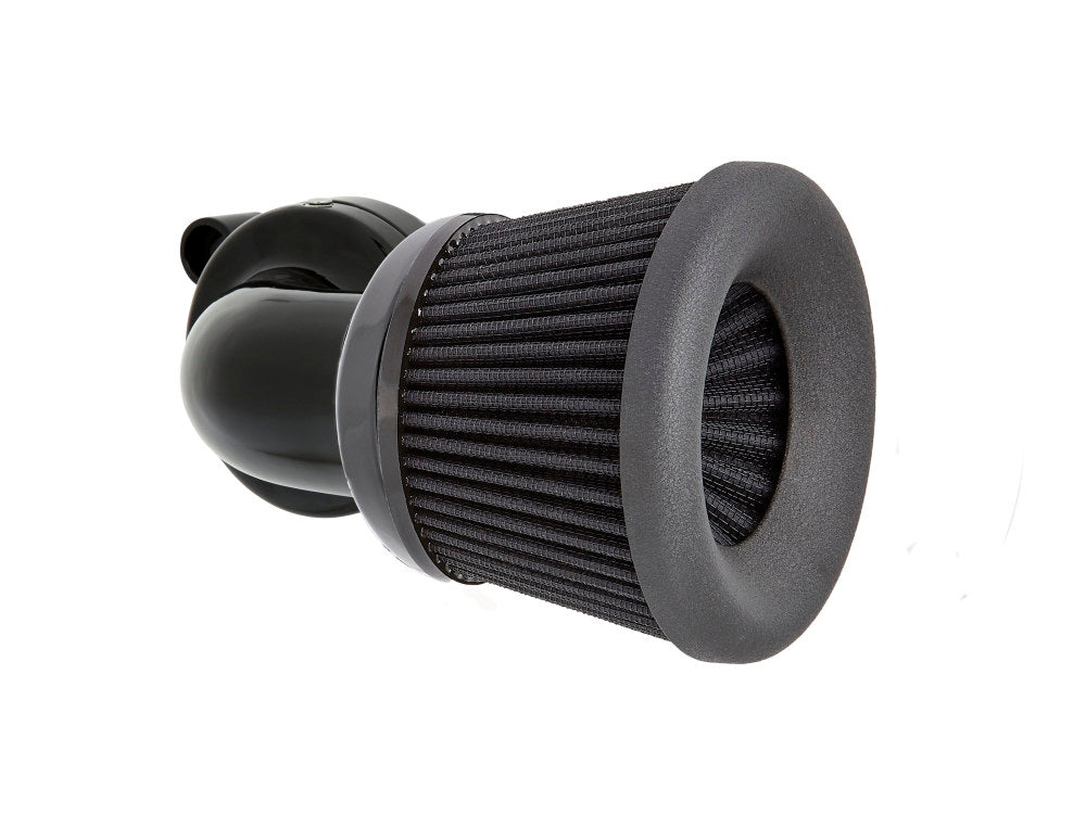 Velocity 90° Air Cleaner Kit - Black. Fits Touring 2017-2024 & Softail 2018-2024