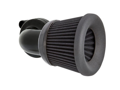 Velocity 90° Air Cleaner Kit - Black. Fits Sportster 1988-2021.
