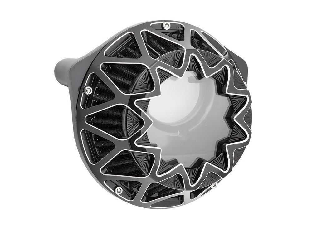 Crossfire Air Cleaner Kit - Contrast Cut. Fits Touring 2017-2024 & Softail 2018-2024