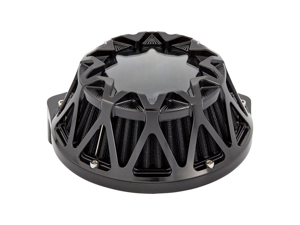 Crossfire Air Cleaner Kit - Black. Fits Touring 2017-2024 & Softail 2018-2024
