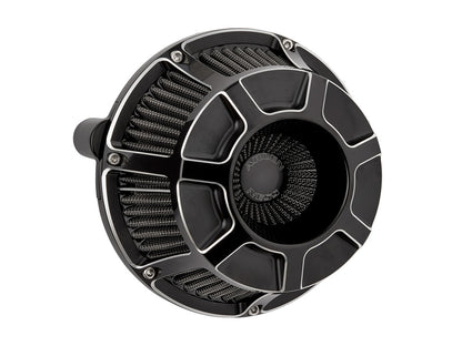 Beveled Air Cleaner Kit - Black. Fits CVO Touring 2023up, Street Glide & Road Glide 2024up, Touring 2025up & Softail 2025up