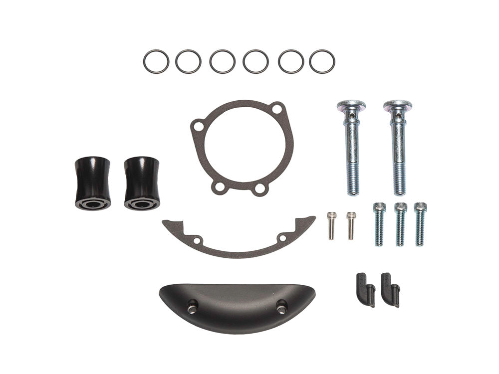 Inverted Air Cleaner Hardware Kit - Black. Fits Softail 2000-2015, Dyna 1999-2017 & Touring 1999-2007