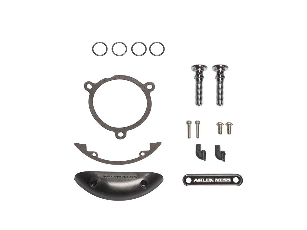 Inverted Air Cleaner Hardware Kit - Chrome. Fits Touring 2017up & Softail 2018up.