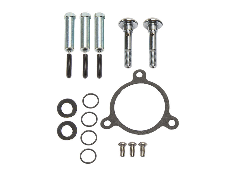 Stage 1 Big Sucker Hardware Kit. Fits Touring 2008-2016, Softail 2016-2017, CVO Softail 2011-2017 & Dyna Low Rider S 2016-2017 with Throttle-by-Wire