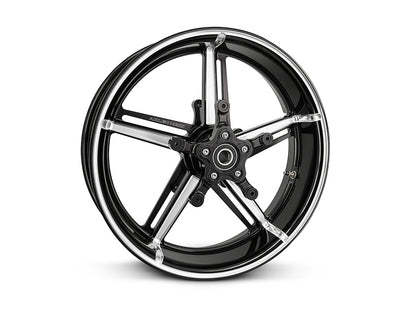 18in. x 5.5in. Fat Factory 24 Replica Wheel - Gloss Black. Fits Touring 2024up