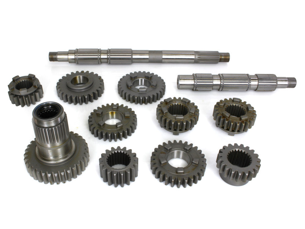 Transmission Gear Kit. Fits 5Spd Big Twin 1991-2006 & Belt Final Drive.