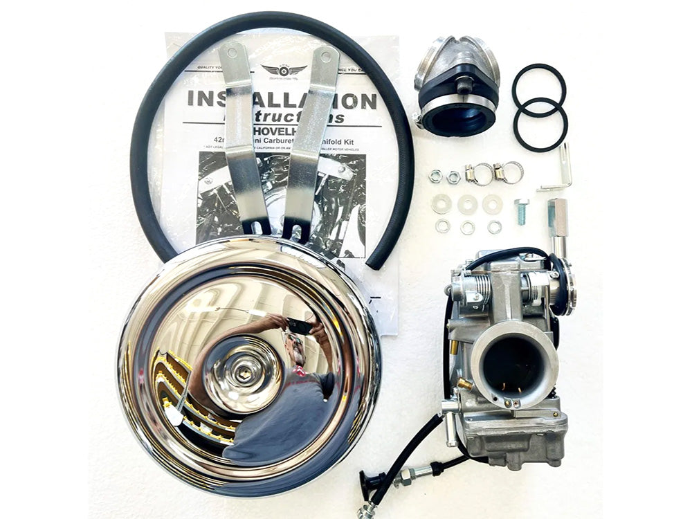 Mikuni HSR42 Total Kit. Fits Shovelhead Big Twin 1966-1984