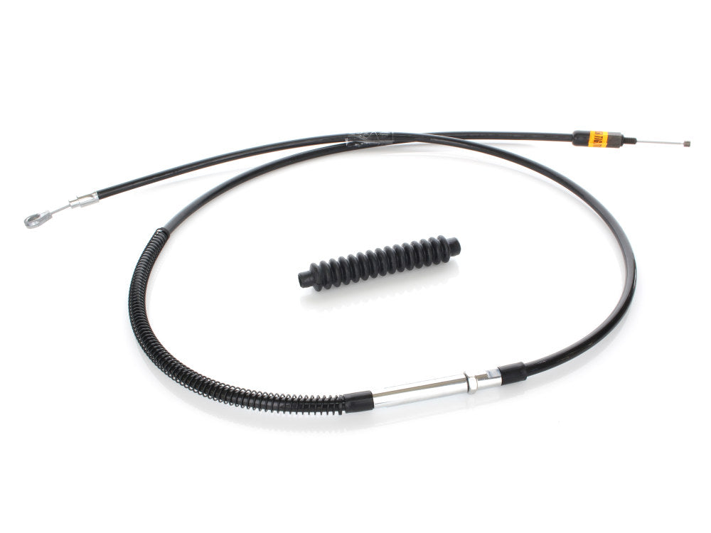 68in. Long Black Vinyl Clutch Cable. Fits 5Spd Big Twin 1987-2006