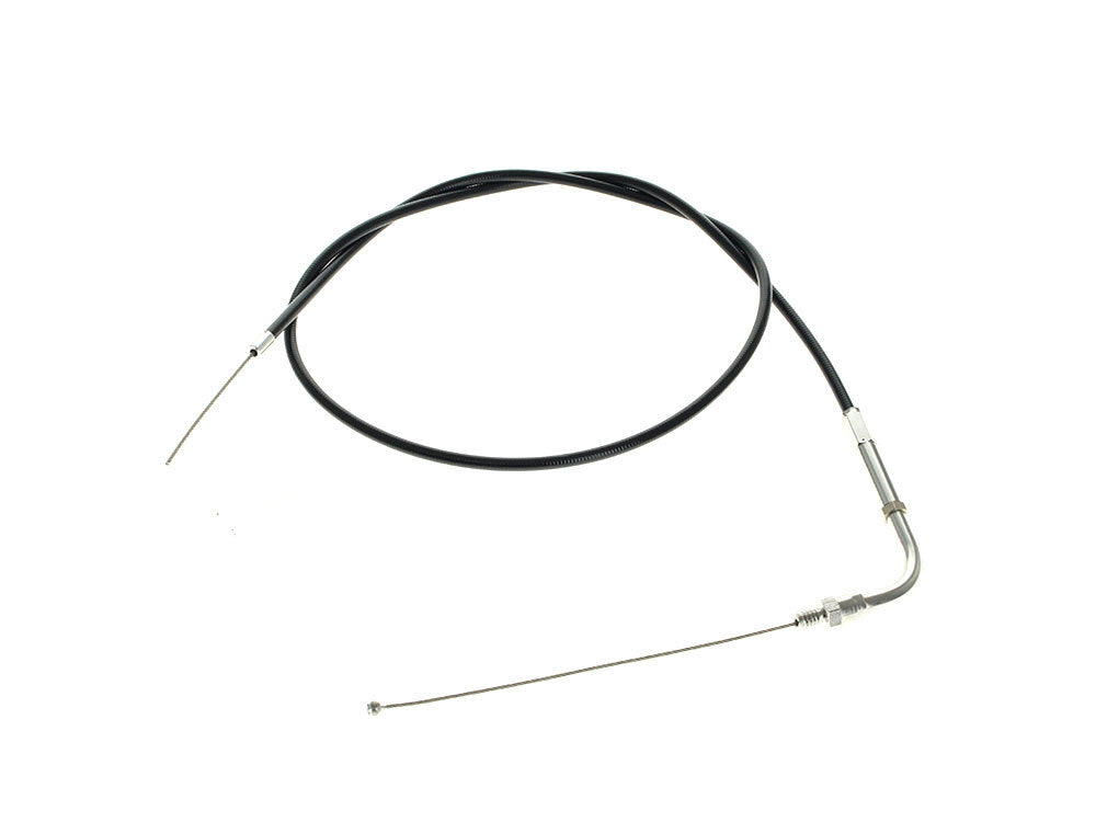 33in. Long Black Vinyl Throttle Cable. Fits Big Twin 1968-1975 & Sportster 1974-Early 1976