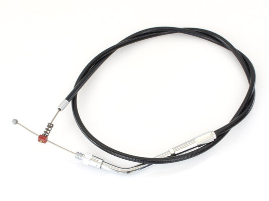 41in. Long Black Vinyl Idle Cable. Fits Big Twin 1981-1988