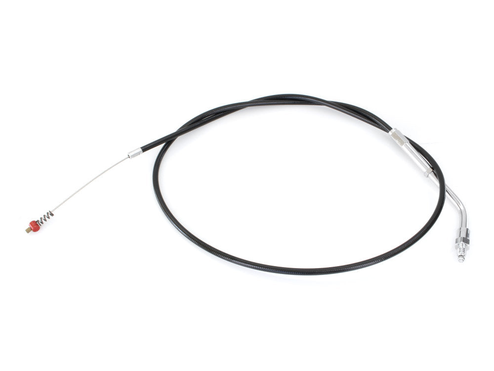 33in. Long Black Vinyl Idle Cable. Fits Big Twin 1981-1988