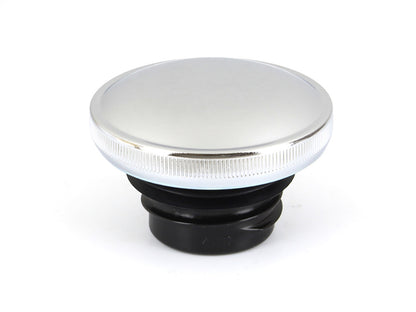 Screw-In Fuel Caps - Chrome. Fits H-D 1982-1995.