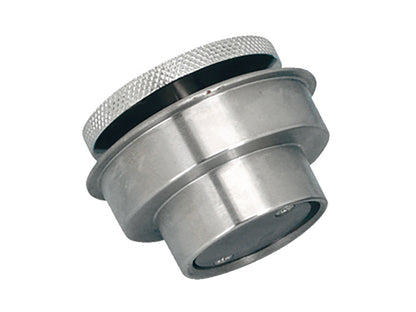 Weld-In Pop-Up Style Vented Fuel Cap. Fits Custom Application.