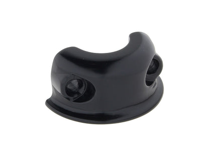 Handlebar Control Clamp - Black. Fits Left or Right Hand. Fits Softail 1996-2014, Dyna 1996-2017, Touring 1996-2007 & Sportster 1996-2003.