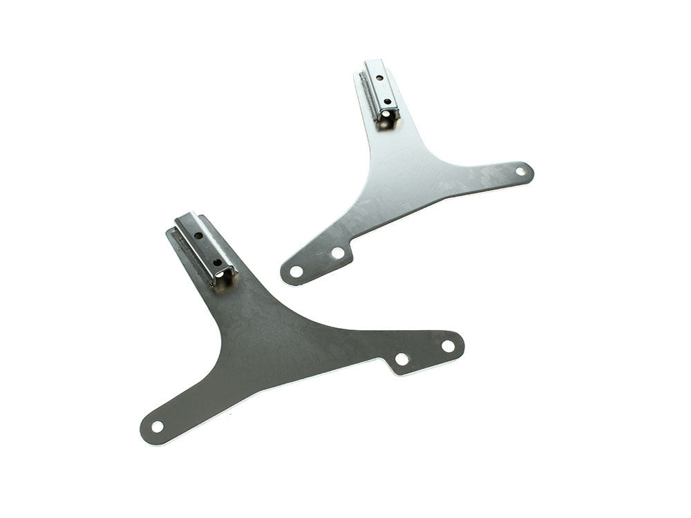 Sissy Bar Side Straps - Chrome. Fits FXR 1982-1994