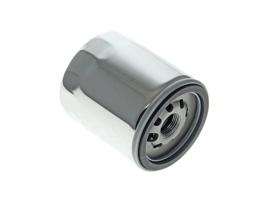 Oil Filter with Hex Nut - Chrome. Fits Twin Cam 1999-2017