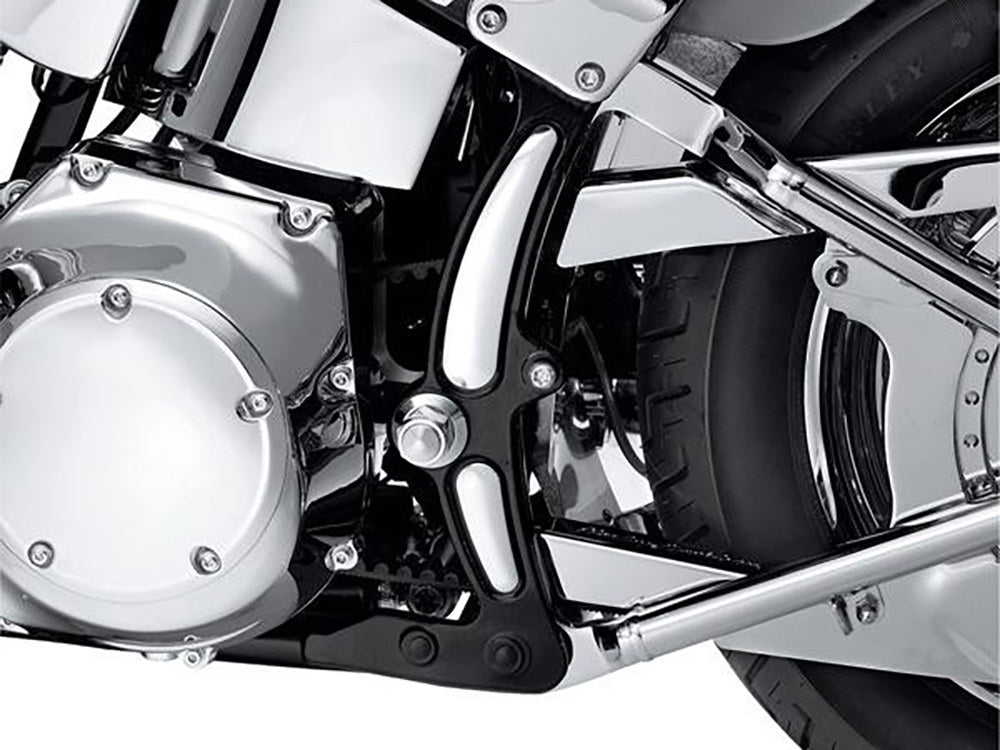 Frame Inserts - Chrome. Fits Softail 1986-2006.