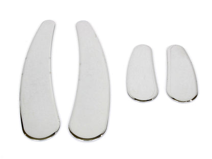 Frame Inserts - Chrome. Fits Softail 1986-2006.