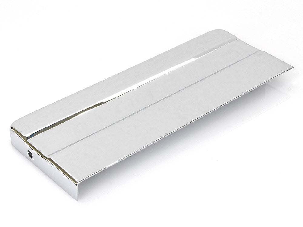 Battery Top Cover - Chrome. Fits FX 1973-1986 & Sportster 1982-1996.