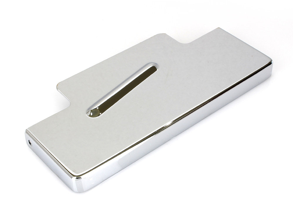 Battery Top Cover - Chrome. Fits Dyna 1997-2005.
