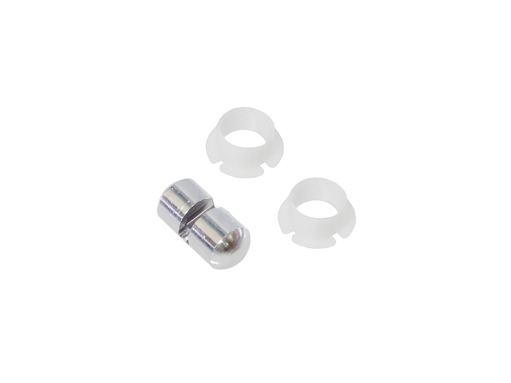 Clutch & Brake Lever Pivot Pin with Bushing - Each. Fits Big Twin 1968-1981 & Sportster 1965-1981.