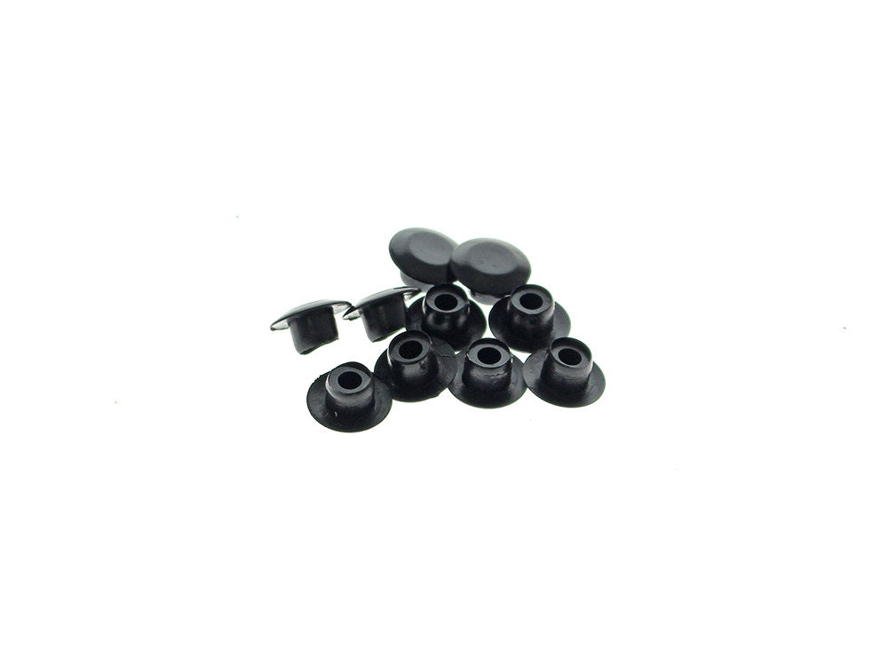 3/8in. (10mm) Hole Plugs - Black. Pack of 10.