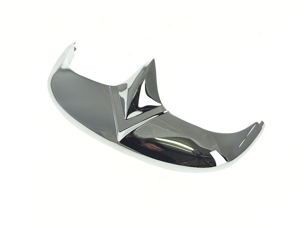 Front V-Type Style Fender Tip - Chrome. Fits FL 1949-1986