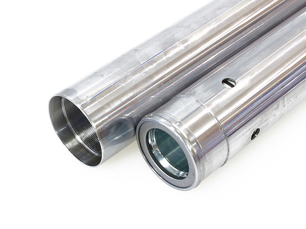 Hard Chrome Fork Tubes. +2in. Oversize. Fits Softail Models 2018up