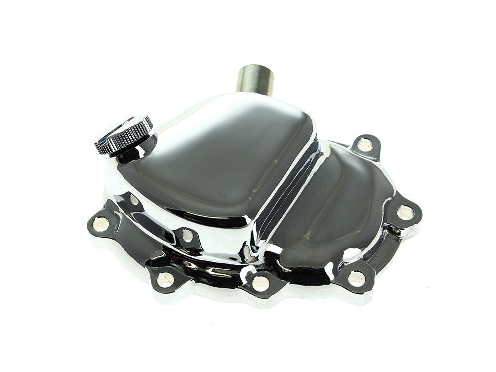 Transmission End Cover - Chrome. Fits 4Spd Big Twin 1936-1984