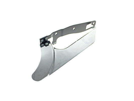 Lower Belt Guard - Chrome. Fits Sportster 2004-2021