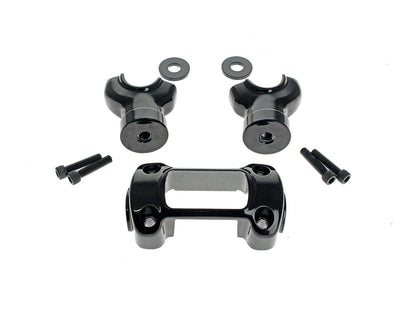 1.5in. Tall Risers x 1-1/4in. Clamp - Black. Fits Softail Breakout 2018-2024 & Street Bob, Low Rider ST, Standard 2018-2024 with 1-1/4in. Bars