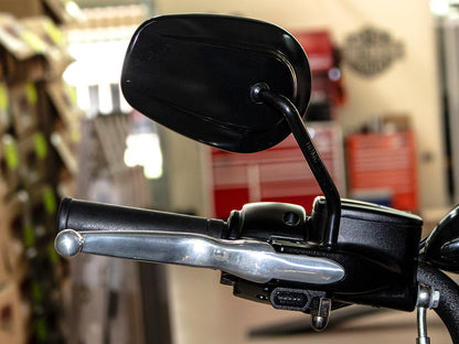 Under Perch Turn Signals - Black. Fits Softail S 2016-2017, V-Rod 2009-2017 & Touring 2009-2020 Models with Hydraulic Clutch.