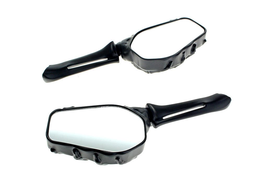 Skeleton Hand Mirrors - Black