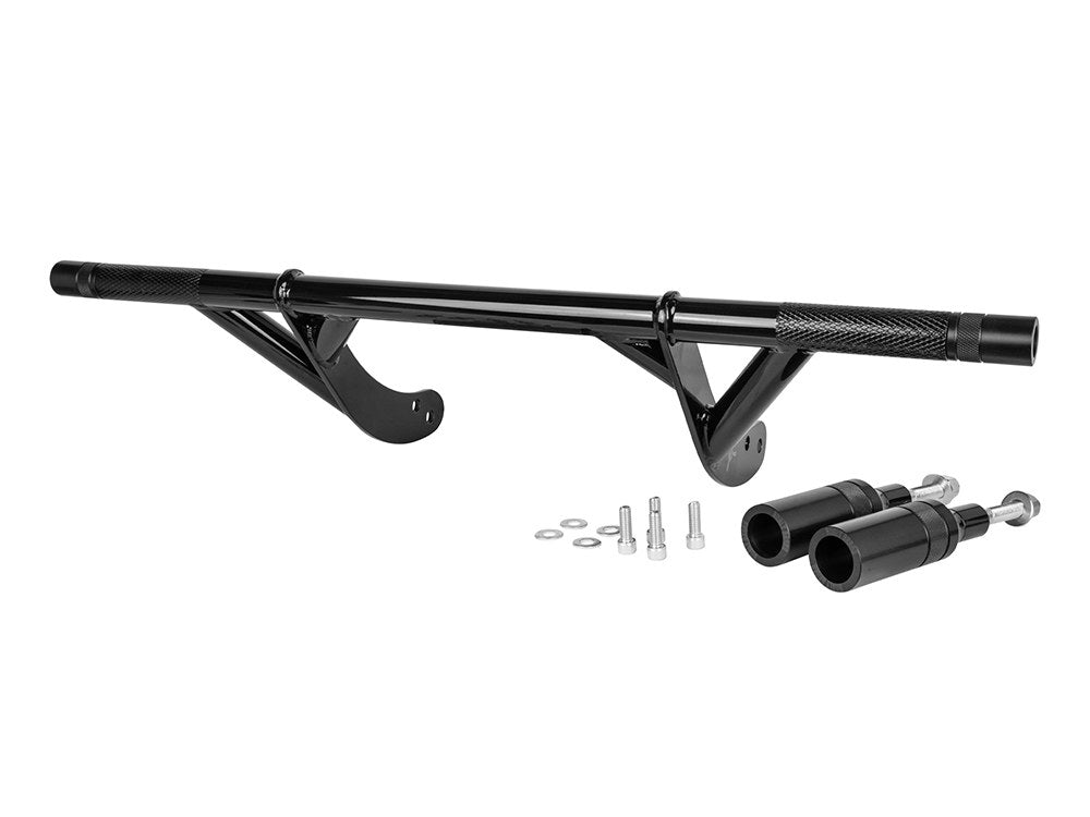 Front & Rear Brawler Crash Bar Kit - Black. Fits Dyna 2006-2017 with Mid-Mount Controls