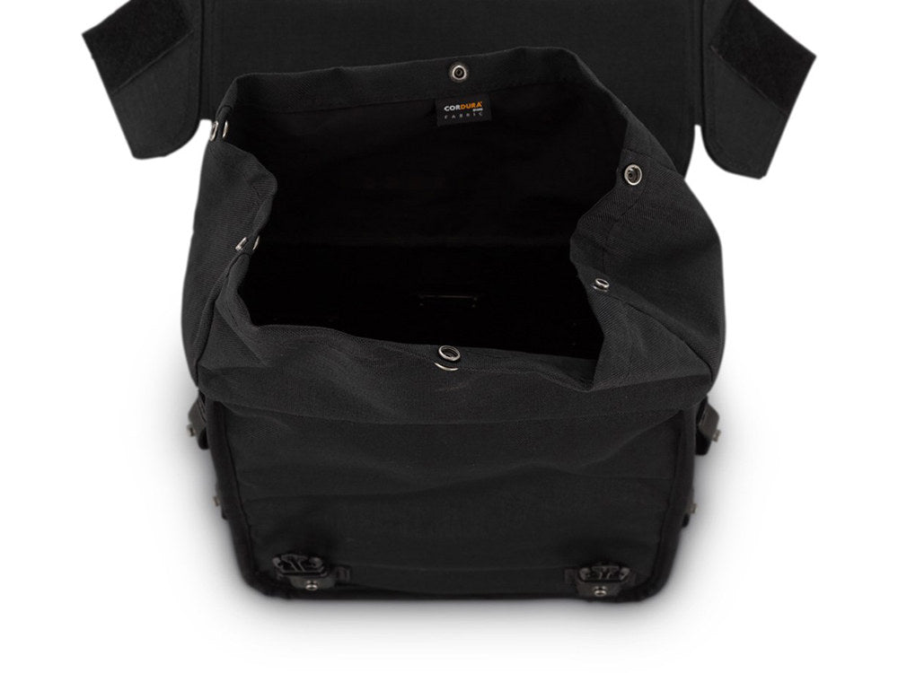 Throw-Over Saddlebags - Black Cordura.